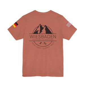WHM - Flag on Sleeves - Unisex Jersey Short Sleeve Tee