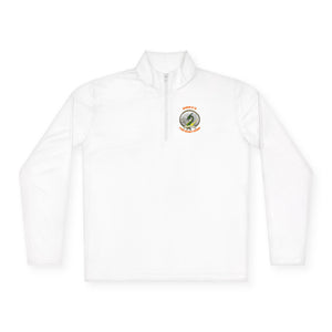 CSD Dragon - Orange text - Unisex Quarter-Zip Pullover