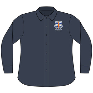 102D SSB - Women's Long Sleeve Carefree Poplin Shirt