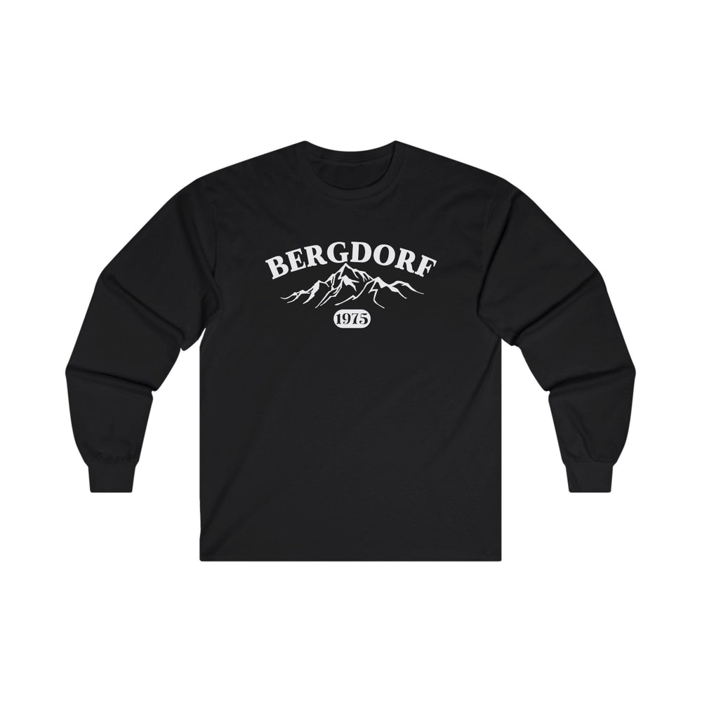 BERGDORF 75 Unisex Ultra Cotton Long Sleeve Tee