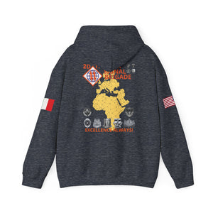 509th SSB - Flags on Sleeves - Unisex Heavy Blend™ Hooded Sweatshirt