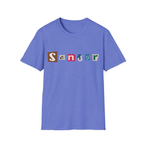 Senior - Adult Sizing - Blank Back - Unisex Softstyle T-Shirt