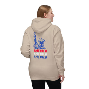 America x3!!! - Unisex Hooded Sweatshirt, Made in US