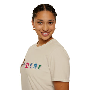 Senior - Adult Sizing - Blank Back - Unisex Softstyle T-Shirt
