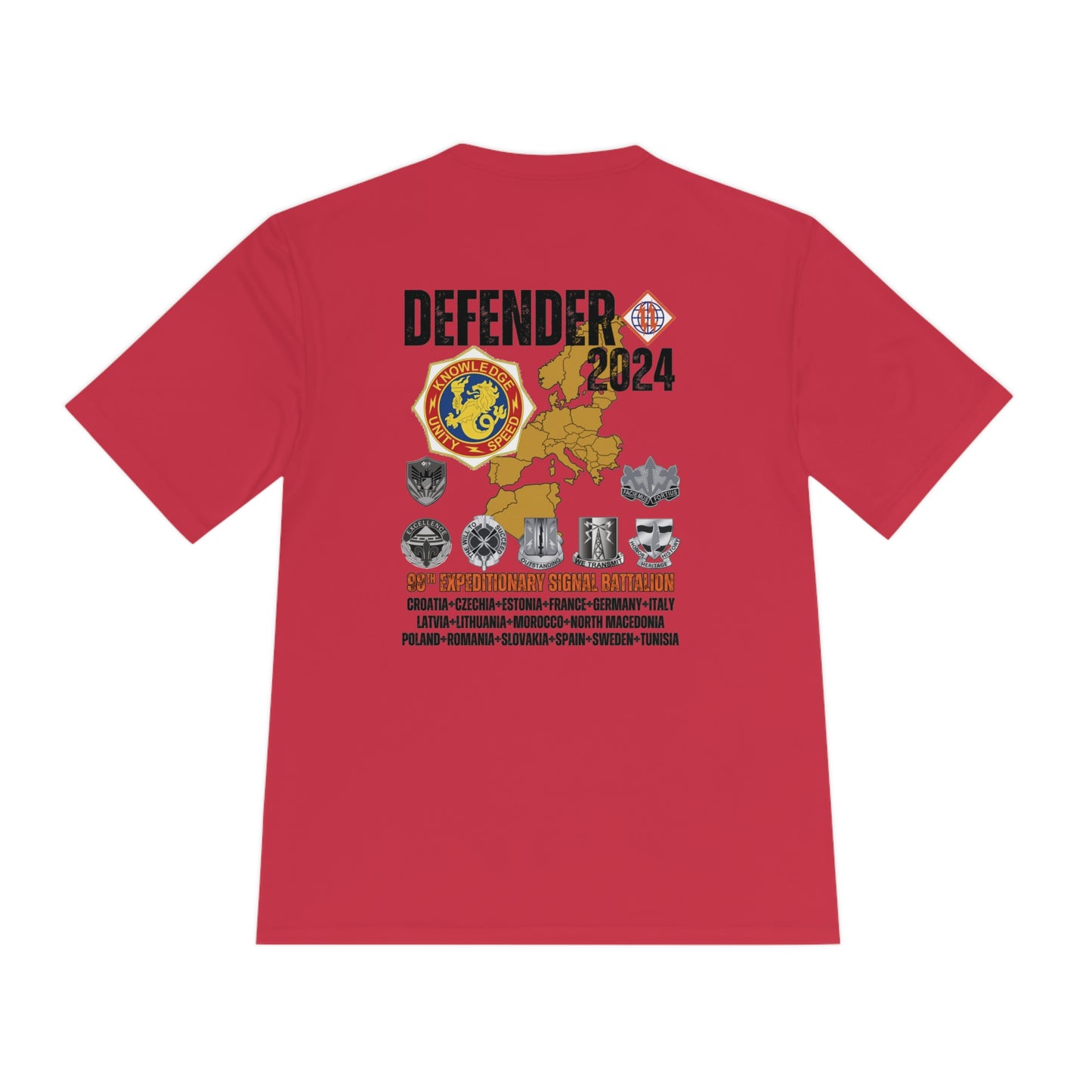 98th ESB - DEFENDER 24 -  Moisture Wicking Tee