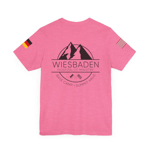 WHM - Flag on Sleeves - Unisex Jersey Short Sleeve Tee