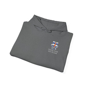 S4 - Option 1 - 102D SSB - Flags on Sleeves - Unisex Heavy Blend™ Hooded Sweatshirt