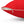 Signal Flag - White Square on Red - Spun Polyester Square Pillow