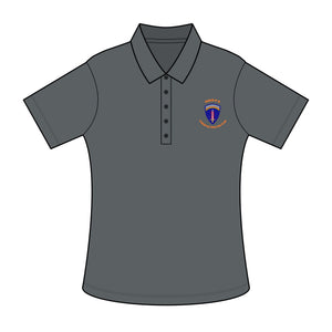 COP U'R-AF - Orange text - Ladies Fine Pique Blend Polo