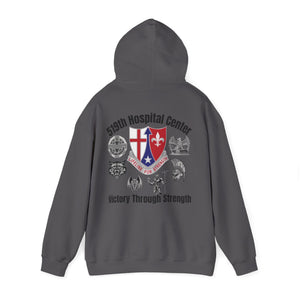 Elite Coach - 512th Field Hospital - Unisex Heavy Blend™ Hooded Sweatshirt