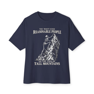 Reasonable People - Unisex Oversized Boxy Tee