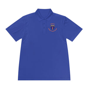 AAB U'R-AF -Orange text - Men's Sport Polo Shirt