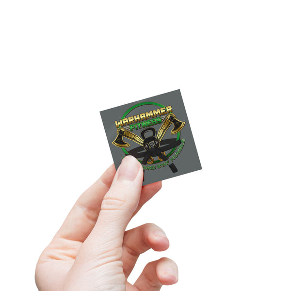 Warhammer Fitness Sticker Labels