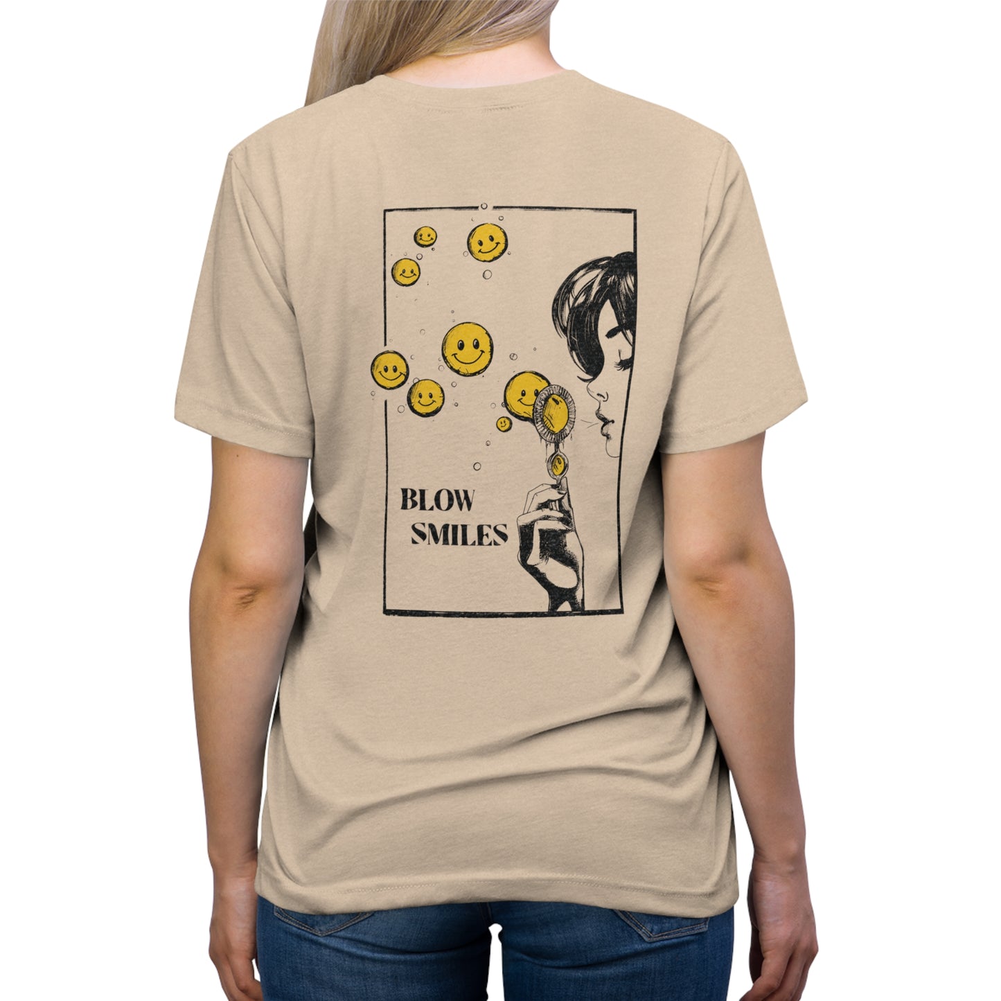 Blow Smiles! -  Triblend Tee