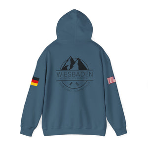 WHM - Flags on Sleeves - Unisex Heavy Blend™ Hooded Sweatshirt
