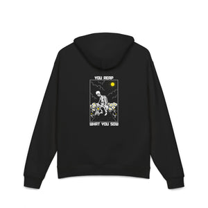 Sow Smiles! - Skeleton Back - Relaxed Hoodie