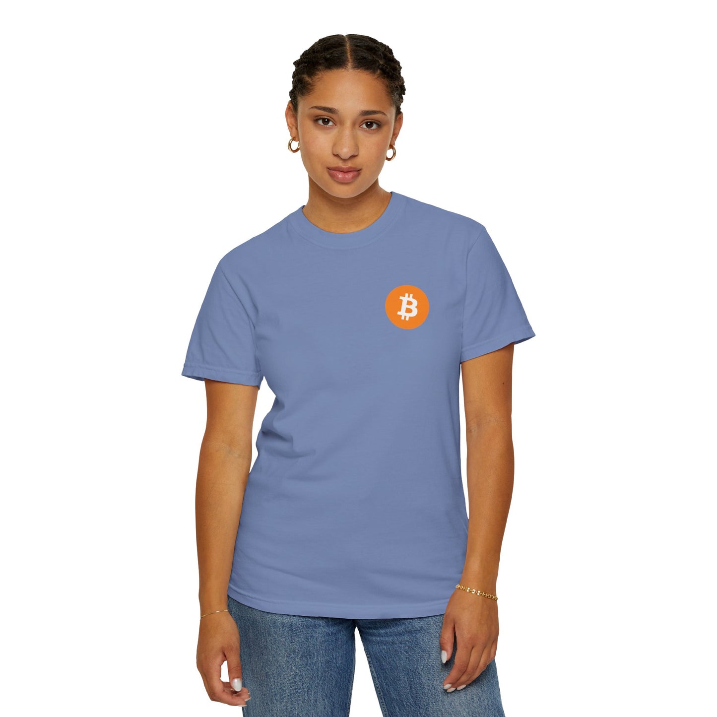 blow bitcoin! - Unisex Garment-Dyed T-shirt