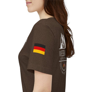 WHM - Flags on Sleeves - Unisex Jersey Short Sleeve Tee