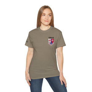 519th Hospital Center - Unisex Ultra Cotton Tee Flag on Sleeve