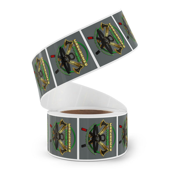 Warhammer Fitness Sticker Labels