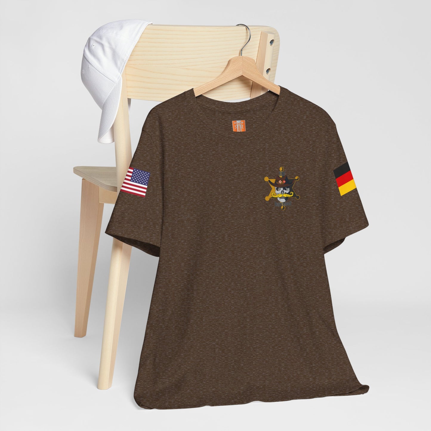 Desperados - Flag on Sleeves - Unisex Jersey Short Sleeve Tee