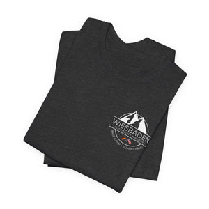 WHM - Flags on Sleeves - Unisex Jersey Short Sleeve Tee