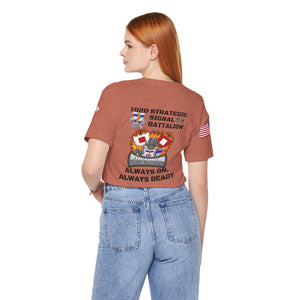 102d SSB - Sleeve with USA/2TSB - Unisex Jersey Short Sleeve Tee