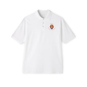AAB Sword - Orange text - Men's Piqué Polo