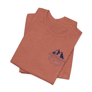 WHM - Flags on Sleeves - Unisex Jersey Short Sleeve Tee