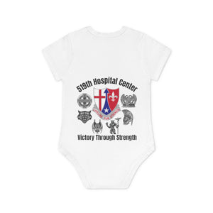 519th HC - Baby Organic Short Sleeve Bodysuit - Printed in Germany