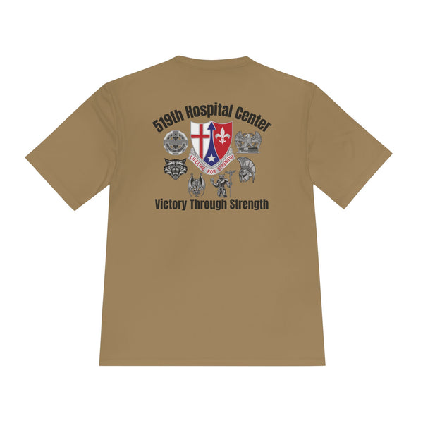 HHD, 519th Hospital Center - Unisex Moisture Wicking Tee