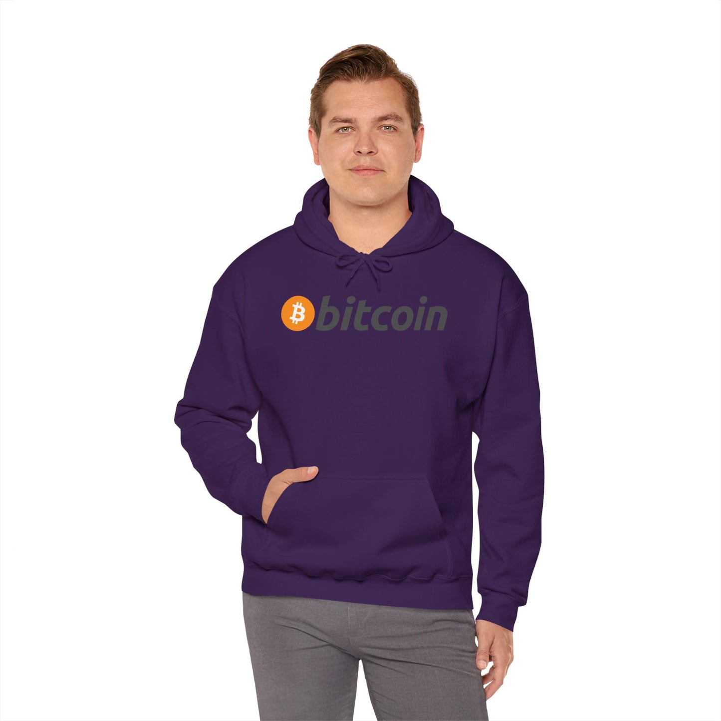 Bitcoin Lucky! Unisex Heavy Blend™ Hooded Sweatshirt