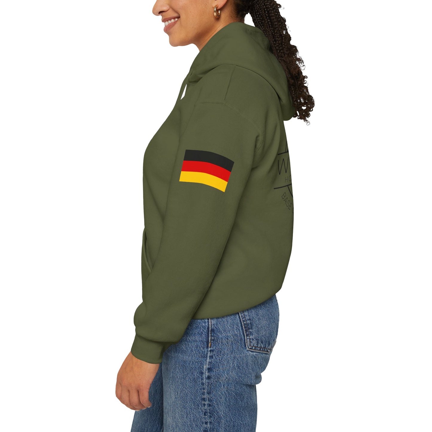 WHM - Flags on Sleeves - Unisex Heavy Blend™ Hooded Sweatshirt