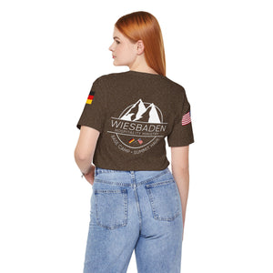 WHM - Flags on Sleeves - Unisex Jersey Short Sleeve Tee