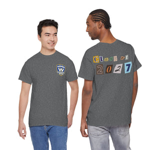 WHS Class of 2027 - Adult Sizes - Unisex Heavy Cotton Tee