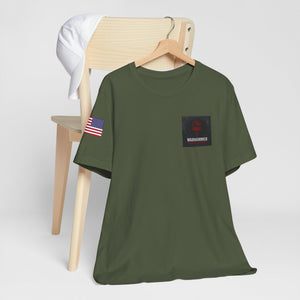 Warhammer - Flag on Sleeves - Unisex Jersey Short Sleeve Tee