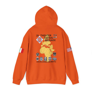 509th SSB - Flags on Sleeves - Unisex Heavy Blend™ Hooded Sweatshirt