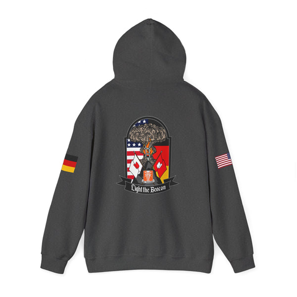 USANEC-S  Flags on Sleeves  Unisex Heavy Blend™ Hooded Sweatshirt