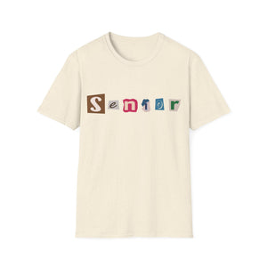 Senior - Adult Sizing - Blank Back - Unisex Softstyle T-Shirt