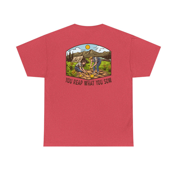 Camping Smiles! - Unisex Heavy Cotton Tee