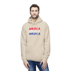 America x3!!! - Unisex Hooded Sweatshirt, Made in US