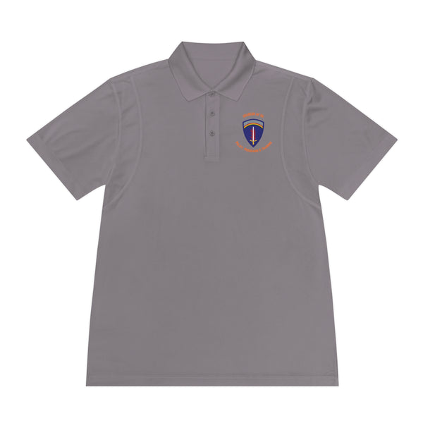 PPT U'R-AF - Orange text - Men's Sport Polo Shirt