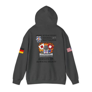 S4 - Option 1 - 102D SSB - Flags on Sleeves - Unisex Heavy Blend™ Hooded Sweatshirt