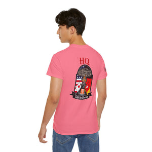 HQ Call Sign - Flag on Sleeve - USANEC-S - Ultra Cotton Tee