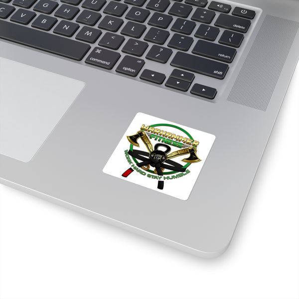 Warhammer Fitness Square Stickers