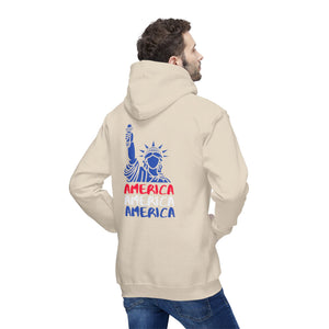 America x3!!! - Unisex Hooded Sweatshirt, Made in US