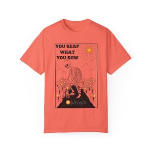 Sow Bitcoin! - Unisex Garment-Dyed T-shirt