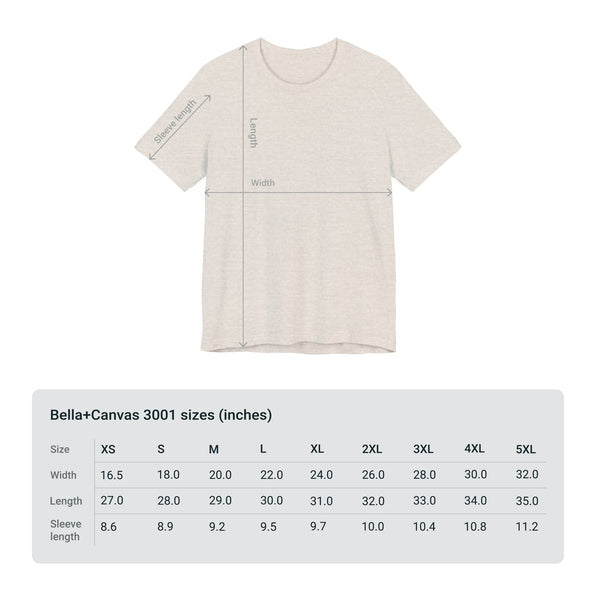 WHM - Flag on Sleeves - Unisex Jersey Short Sleeve Tee
