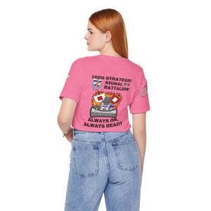 102d SSB - Sleeve with USA/2TSB - Unisex Jersey Short Sleeve Tee