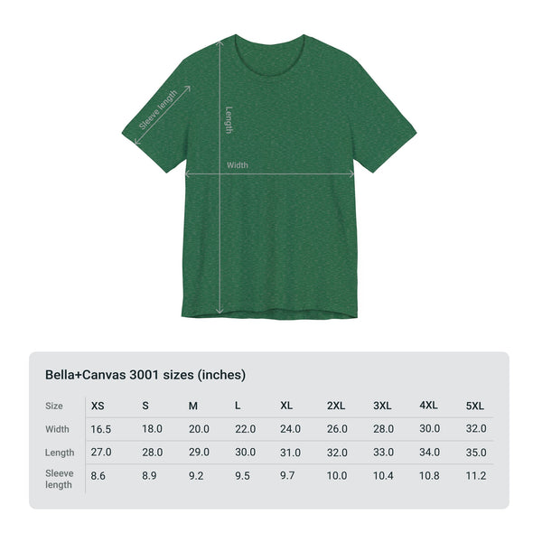 WHM - Flag on Sleeves - Unisex Jersey Short Sleeve Tee